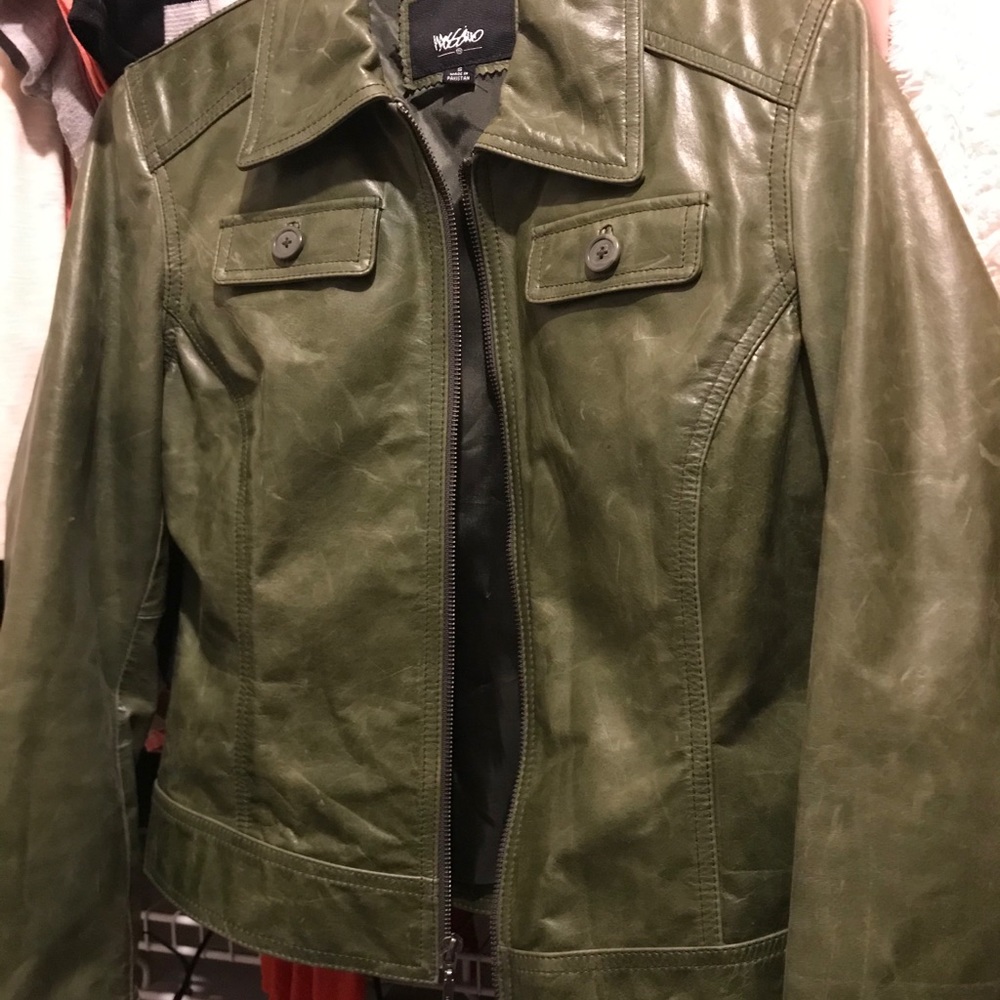 Green Leather Jacket